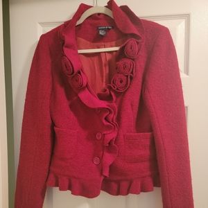 Deep Berry red blazer Sz.10